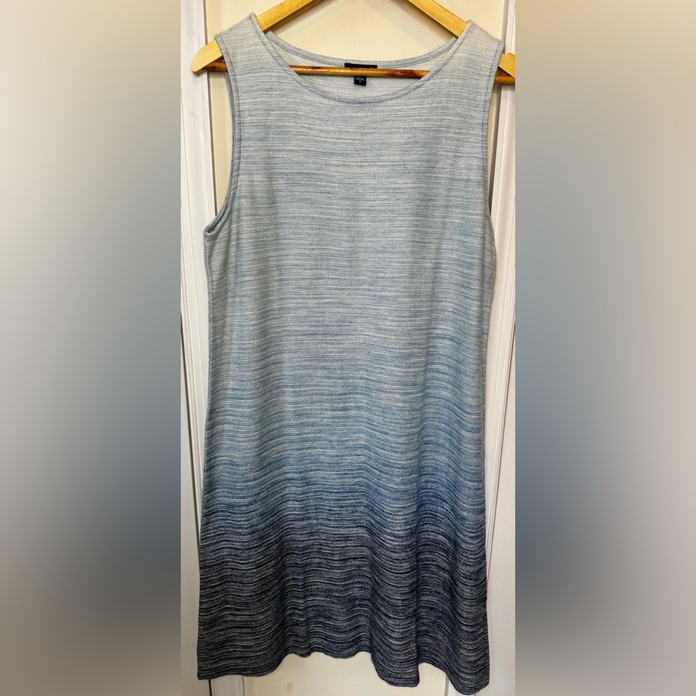 Pure Jill Indigo All Cotton dress 42”